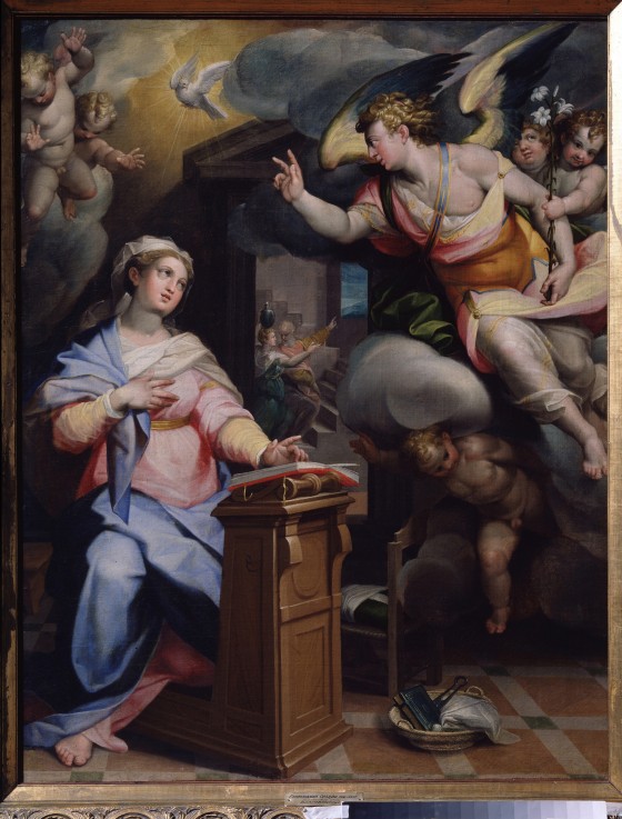 The Annunciation van Orazio Samacchini