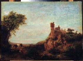 Landscape with a castle