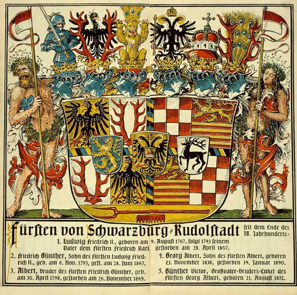 Princes of Schwarzburg-Rudolstadt van Otto Hupp