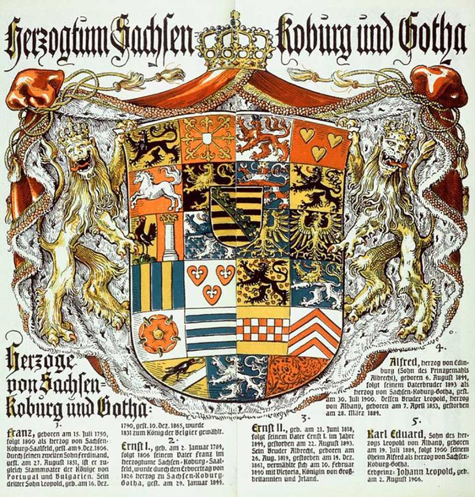 Duchy of Saxony Koburg and Gotha / Duke of Saxony-Koburg and Gotha van Otto Hupp