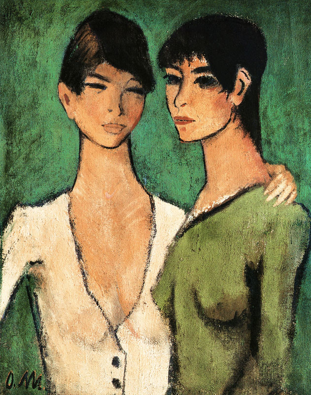 Twee zussen van Otto Mueller