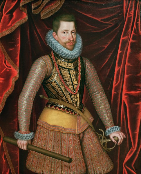 Archduke Albert VII. Painting van Otto van Veen