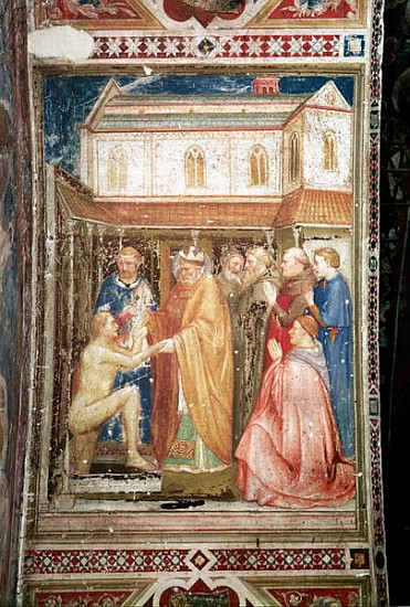 The Miracle of St. Stanislas (1030-79) from the Lower Church, c.1340 van P. Capanna