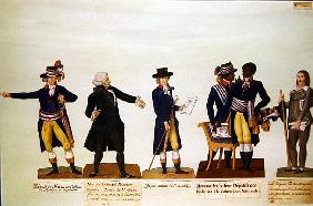 Deputies of the National Convention, Mirabeau and Deputy Granet. c.1794-5