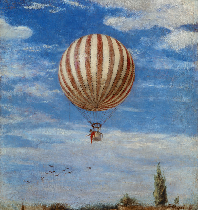 Der Luftballon van Pál Szinyei-Merse