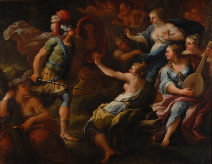 Achilles Discovered by Ulysses Among the Daughters of Lycomedes at Skyros van Paolo de Matteis