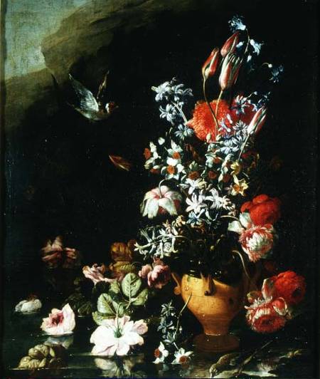 Still Life of Flowers van Paolo Porpora