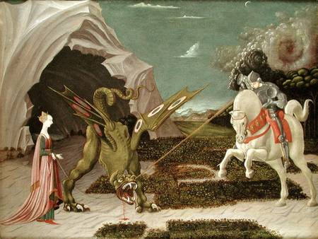 St. George and the Dragon van Paolo Uccello