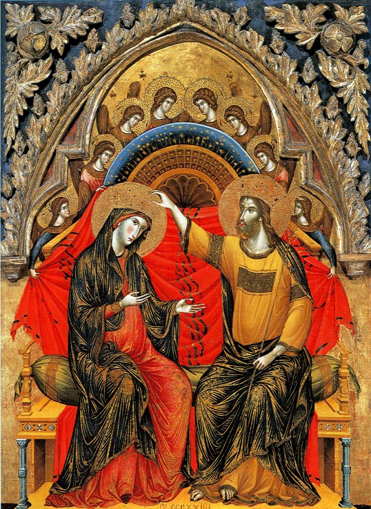 The Coronation of the Virgin van Paolo Veneziano