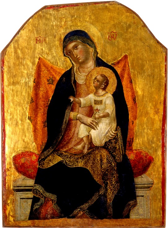 Madonna and Child van Paolo Veneziano