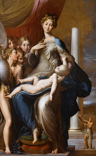 Madonna mit dem langen Hals (... Dal collo lungo) van Parmigianino