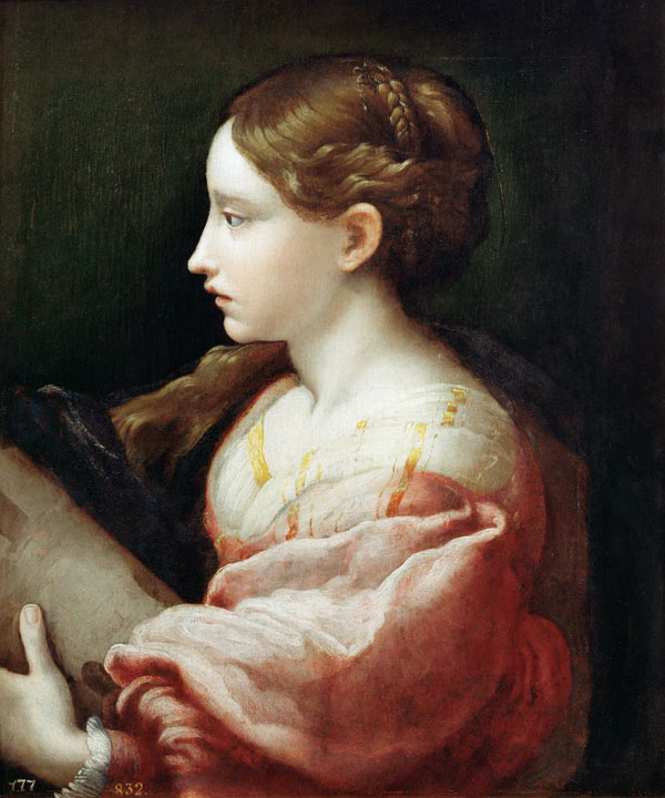 Saint Barbara van Parmigianino