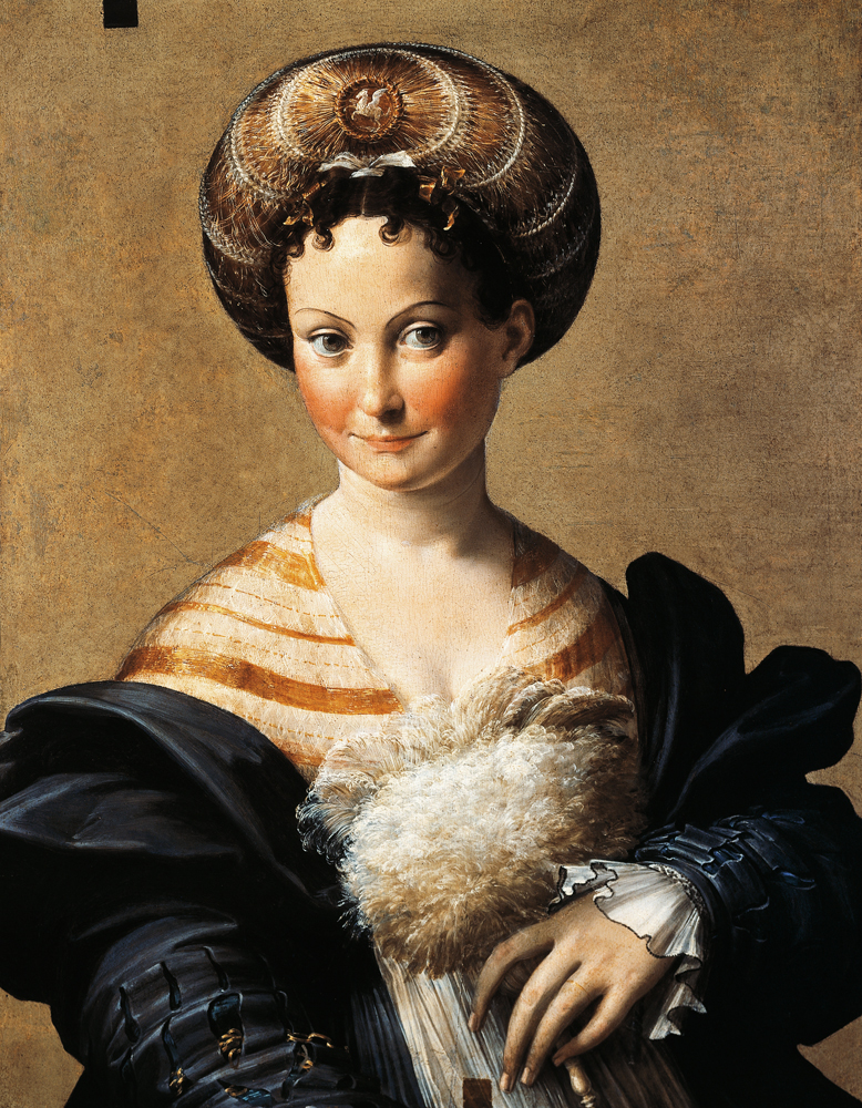 Portrait of a Young Woman (Turkish Slave) van Parmigianino