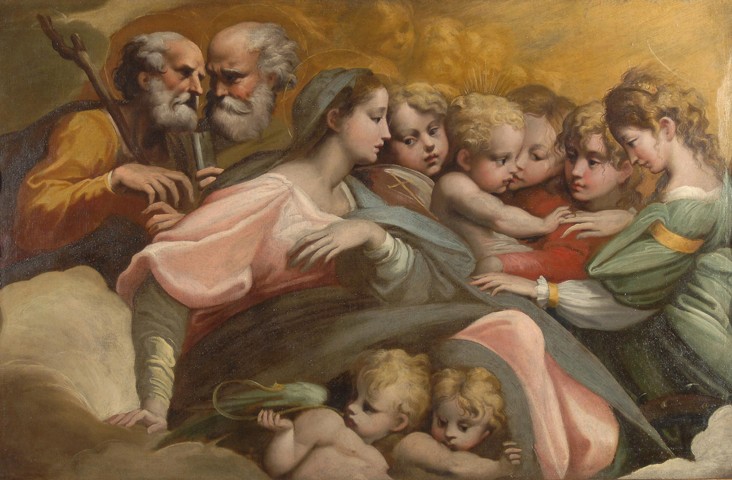 The Mystical Marriage of Saint Catherine van Parmigianino