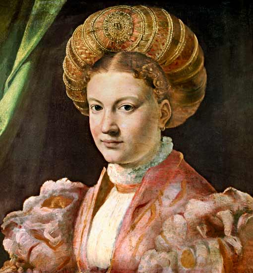 Portrait of a young woman, possibly Countess Gozzadini van Parmigianino