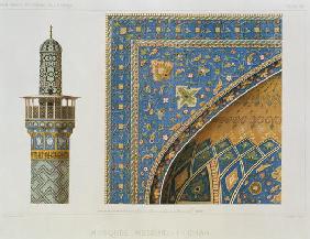 Architectural Details from the Mesdjid-i-Shah, Isfahan, plate 12-13 from 'Modern Monuments of Persia