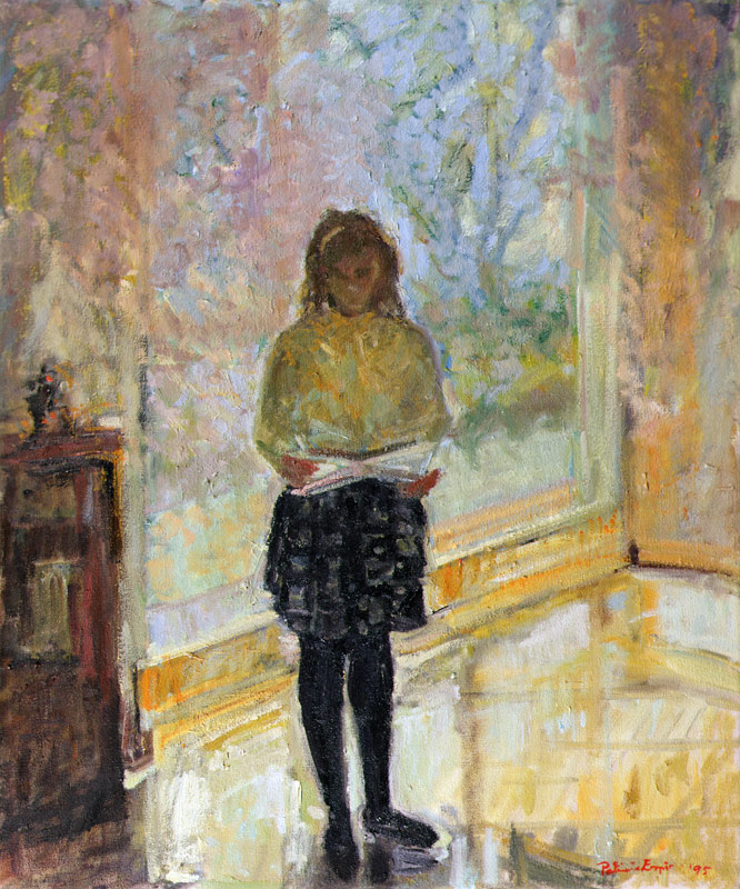Clara Singing, 1995 (oil on canvas)  van Patricia  Espir