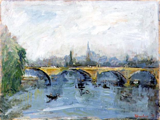 The Serpentine Bridge, London, 1996 (oil on canvas)  van Patricia  Espir