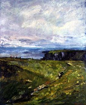 Seaview, Cornwall, 1997 (oil on canvas) 