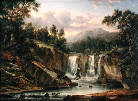 The Falls of Tummel van Patrick Nasmyth