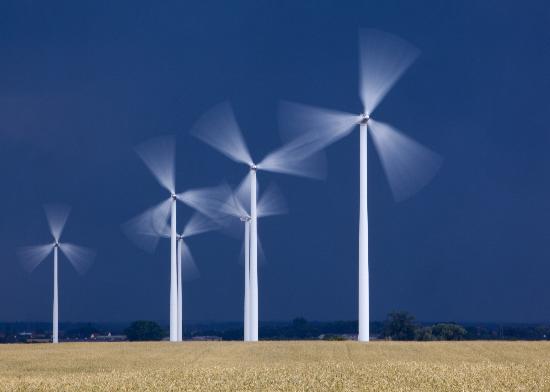 Windenergie in Brandenburg van Patrick Pleul