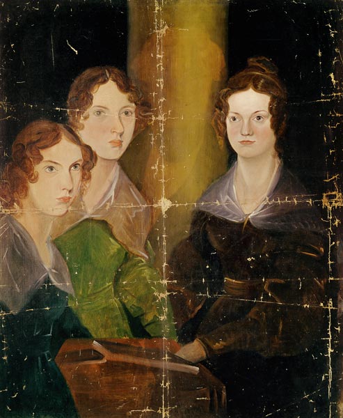 Portrait of the Bronte Sisters, c.1834 van Patrick Branwell Bronte