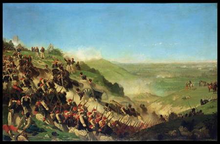 The Battle of Solferino van Paul Alexandre Protais