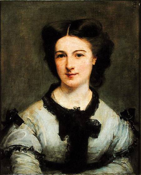 Madame Charles Garnier (1836-1919) van Paul Baudry