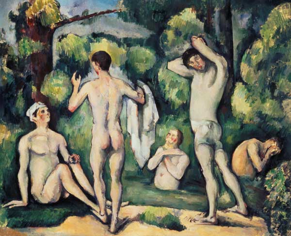 Fünf Badende van Paul Cézanne