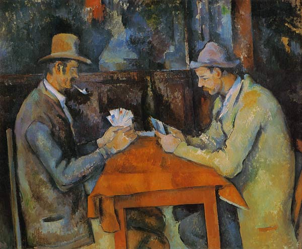 De kaartspelers  van Paul Cézanne