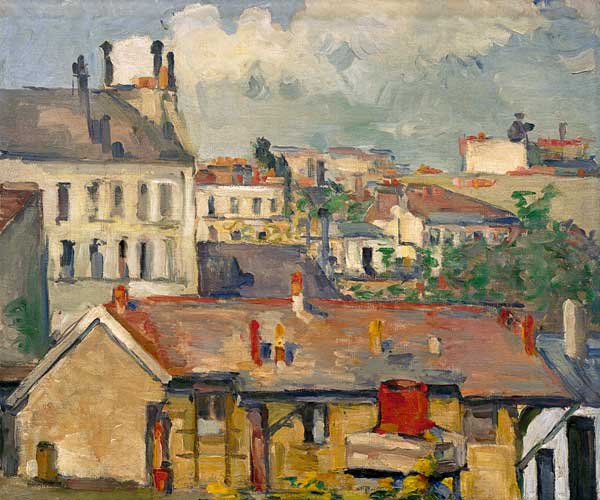 Les toits van Paul Cézanne