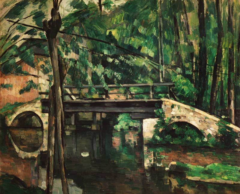 Die Brücke in Maincy. van Paul Cézanne