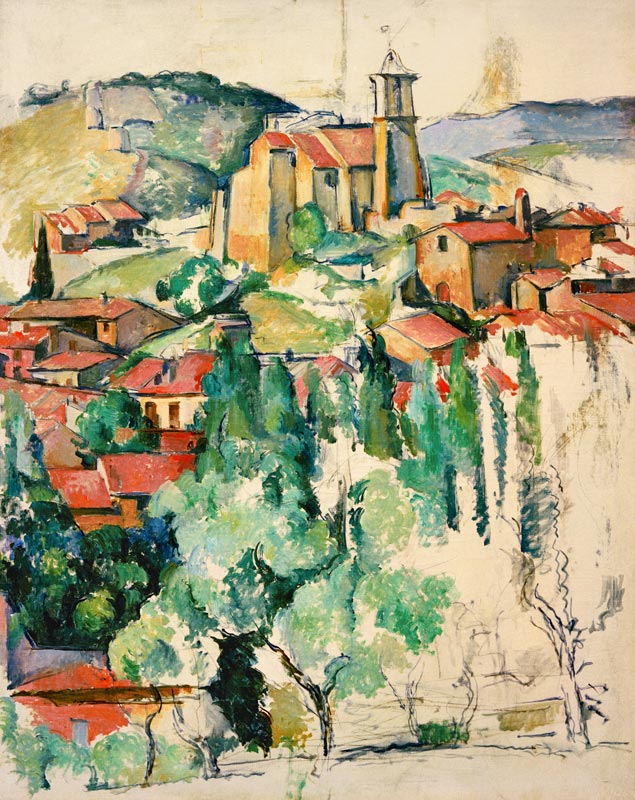 Afternoon in Gardanne van Paul Cézanne