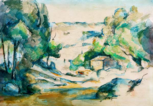 Landscape in the Provence van Paul Cézanne
