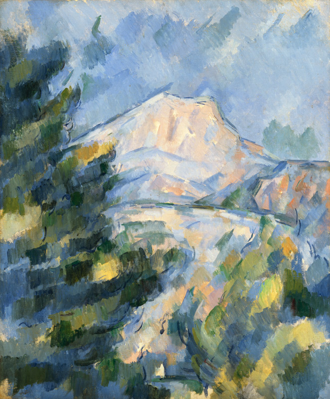 Mont Sainte-Victoire van Paul Cézanne