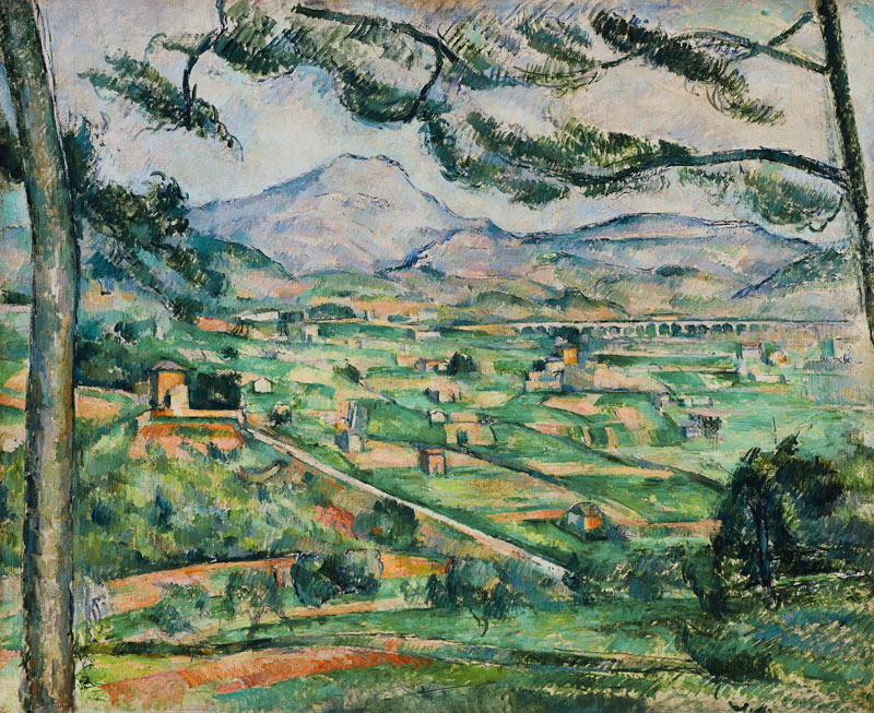 Montagne Sainte-Victoire van Paul Cézanne
