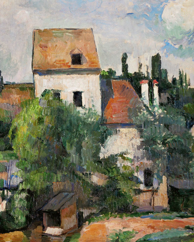 Moulin de la Couleuvre at Pontoise (detail of 32401) van Paul Cézanne