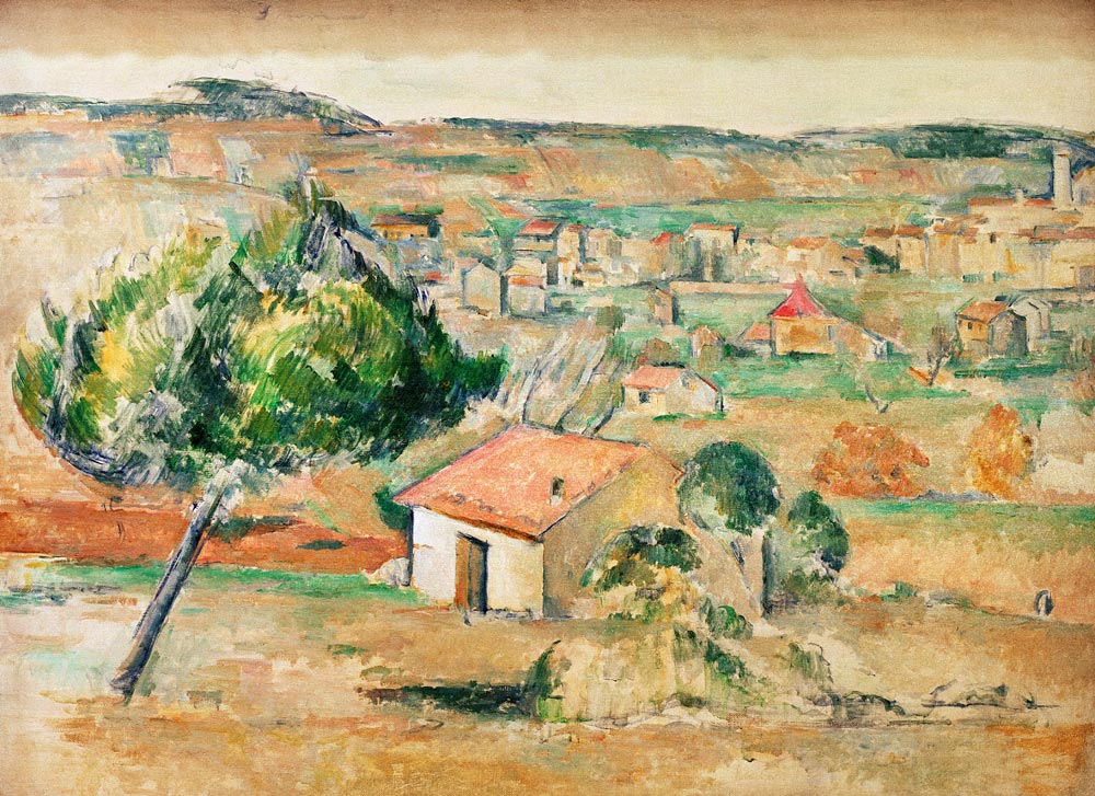 Plaine provencale van Paul Cézanne
