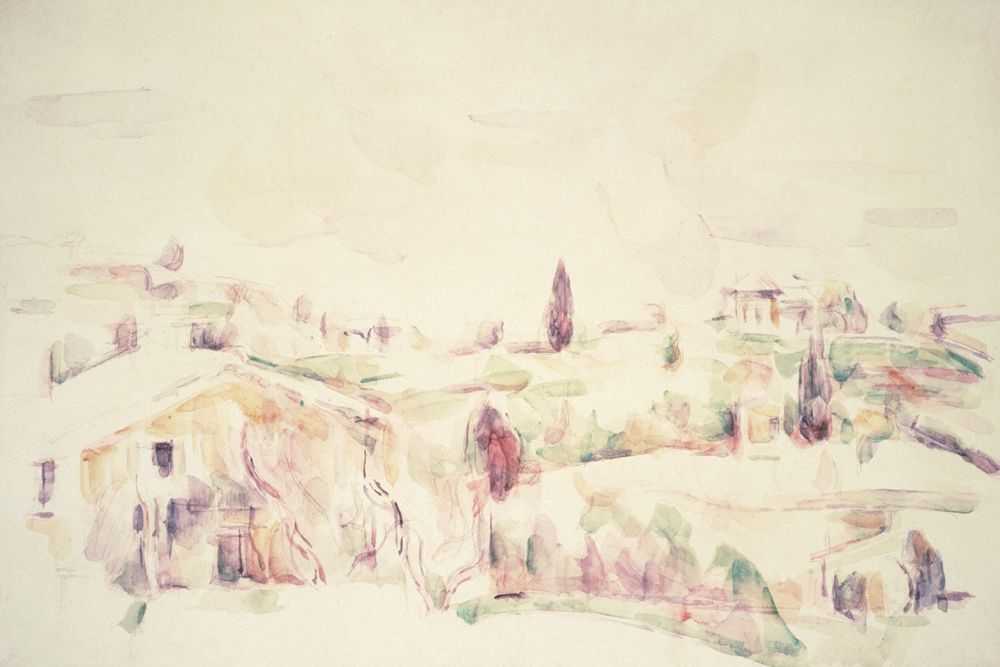 Landscape in Provence van Paul Cézanne