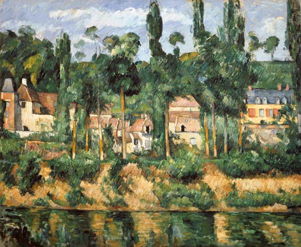 Schloß Medan van Paul Cézanne