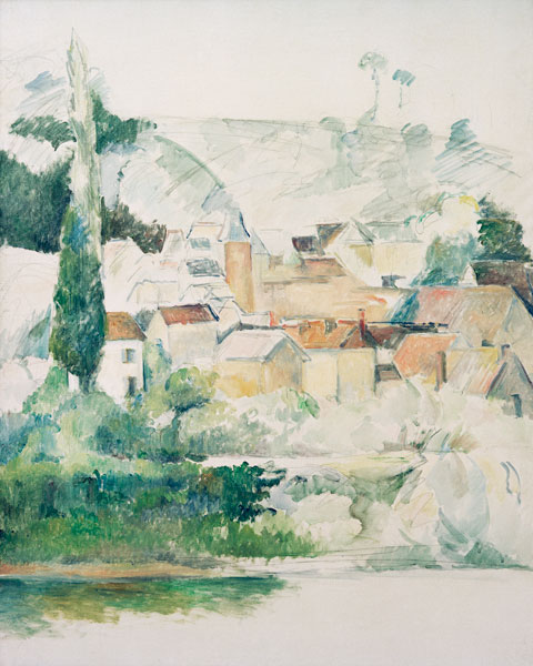 M?Šdan, Ch??teau and Village van Paul Cézanne