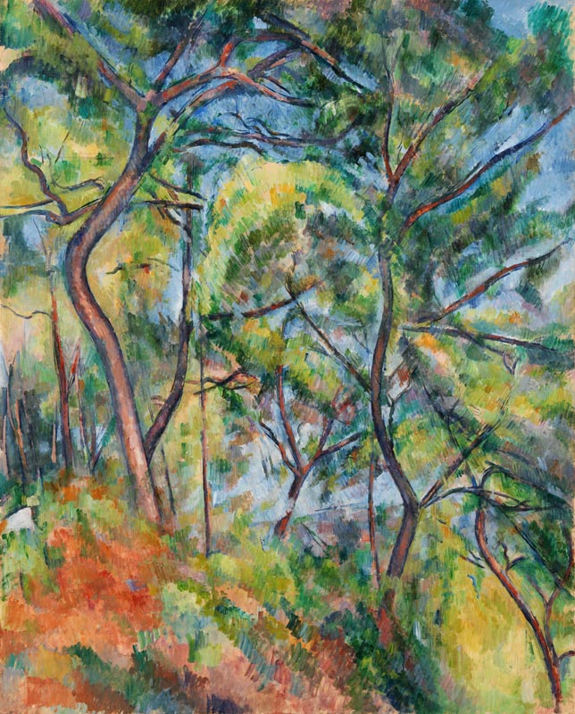 Sous-Bois van Paul Cézanne