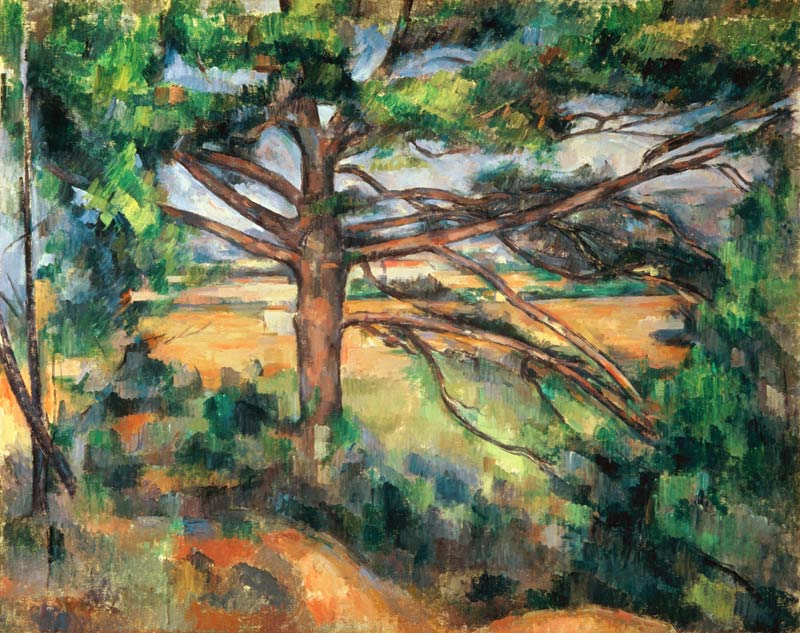 The Large Pine van Paul Cézanne