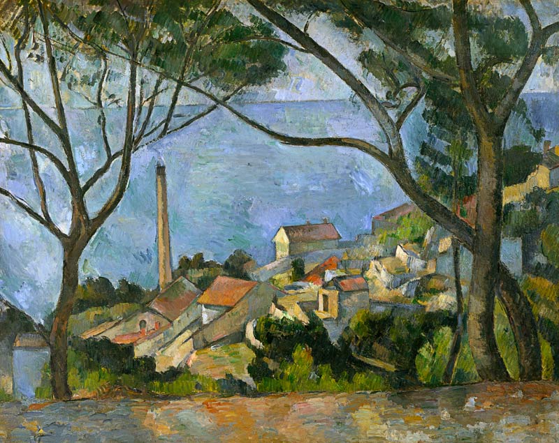 The Sea at l'Estaque van Paul Cézanne
