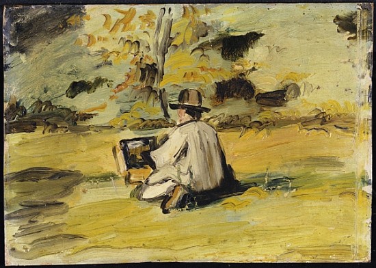 A Painter at Work van Paul Cézanne