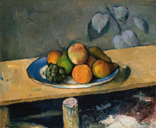 Apples, Pears and Grapes van Paul Cézanne