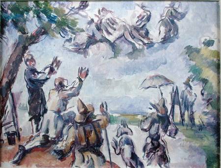 Apotheosis of Delacroix van Paul Cézanne
