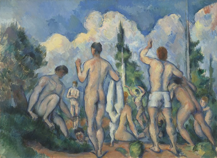 Bathers van Paul Cézanne