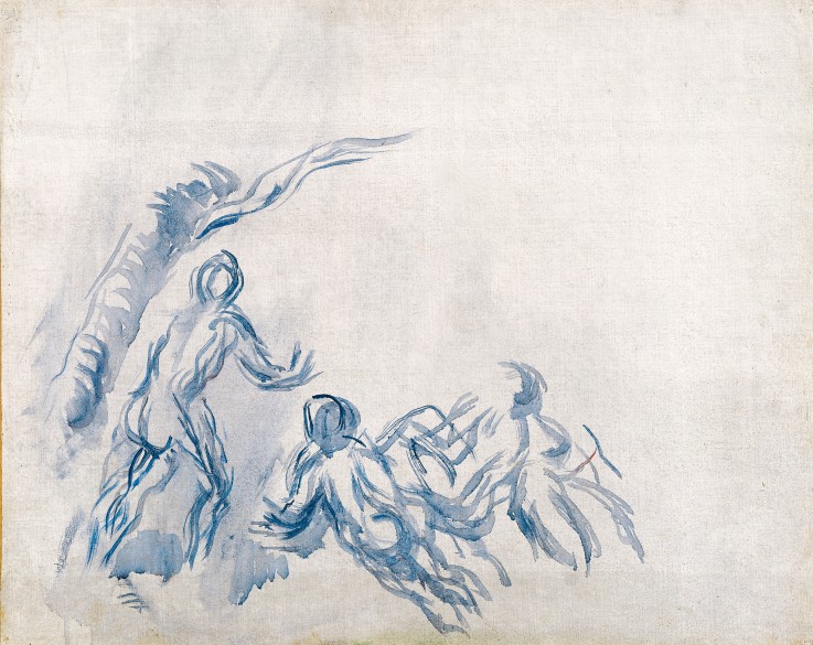 Bathers (Baigneuses) van Paul Cézanne