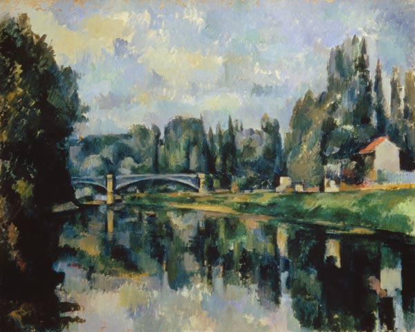 The banks of the Marne van Paul Cézanne